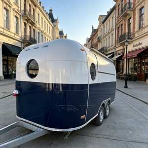 VIN Verified Stainless Steel Pizza Cart Outdoor Street Ice Cream Trailer with <b>Kitchen</b> Fast Food Truck - Product Image 2