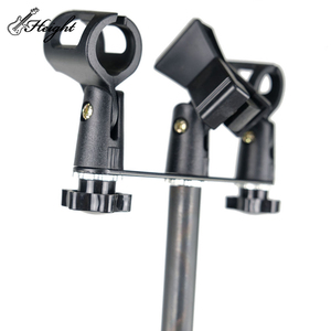 Có thể điều chỉnh 2-podcast Microphone đứng kép Studio Microphone chủ <span class=keywords><strong>v</strong></span>ới cơ sở nhạc cụ phụ kiện - Product Image 3