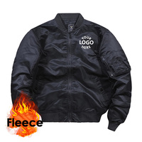 Vestes Softshell brodées sur mesure Bomber de printemps à fermeture éclair coupe-vent pour hommes