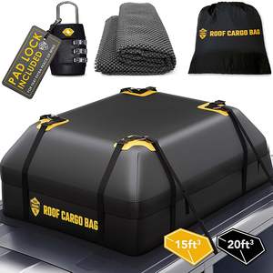 Bolsa de Carga para Techo de Coche Todoterreno de PVC Personalizada de Alta Frecuencia, Bolsa de Carga Impermeable y Reforzada para Techo, Bolsa de Carga para Exteriores - Product Image 1