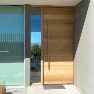 Puertas de Entrada Europeas, Puertas de Seguridad Residenciales, Puertas Exteriores de Madera, Diseño de Seguridad de Madera, Puerta Principal de Lujo - Product Image 3