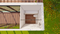 Luxe 20 pieds 40 pieds Bureau modulaire en acier léger Maison cabine préfabriquée Villas à capsule design en verre pour bureau Structure en acier