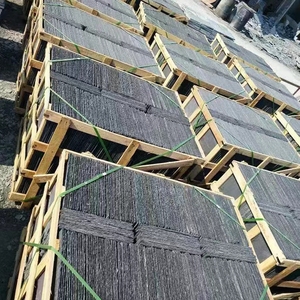 Carreaux de mur en pierre de Culture moderne de haute qualité pierre empilée en <span class=keywords><strong>ardoise</strong></span> naturelle pour <span class=keywords><strong>cuisine</strong></span> décorative extérieure salle de bain hôtel Villa - Product Image 6
