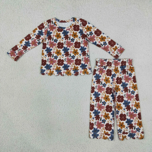 Conjunto de 2 Piezas para Niñas, Ecológico, con Estampado Floral, Top sin Mangas y Pantalones de Yoga - Product Image 5