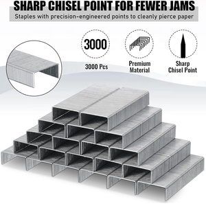 Günstiger Mini-Handhefter aus Metall mit Heftklammern-Set für Kinder zum Schulanfang - Product Image 4