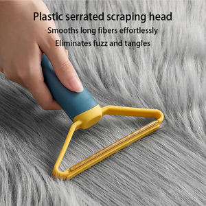 猫犬人間工学に基づいたハンドルポータブルデュアルユースコームソフト銅PP安全な環境に優しいヘアリムーバー - Product Image 5