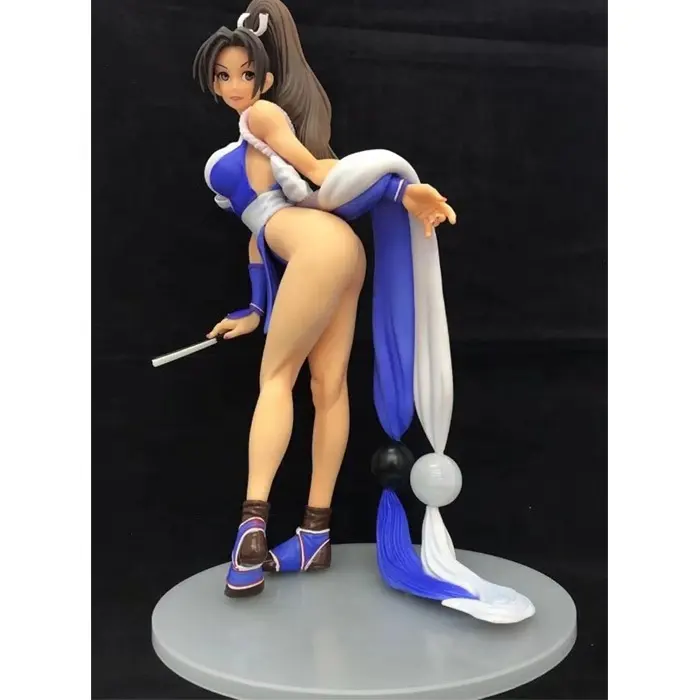 El rey de los luchadores figura de Anime Sexy Mai Shiranui figura de acción Chun Li traje de batalla figurita modelo adulto muñeca Juguetes