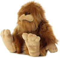 Peluche Bigfoot personnalisée, douce, marron, en fourrure, monstre de la forêt, cadeau personnalisé, peluche lestée Bigfoot