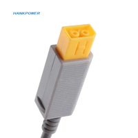Câble de charge pour WiiU, adaptateur de chargeur femelle de type C, convertisseur d'alimentation de 12cm pour Nintend