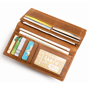 Cartera Bifold de Cuero Genuino con Bolsillo para Monedas |   Venta al por Mayor Directa de Fábrica para Startups de Comercio Electrónico - Product Image 1