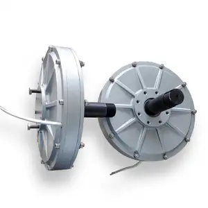 Generador Maglev de tipo disco de 1kW y 350rpm, generador de imán permanente sin núcleo de baja rpm, 24V48V220V, precios en Pakistán