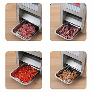 Trancheuse à viande électrique, machine à trancher la viande congelée, haute vitesse, pour <span class=keywords><strong>charcuterie</strong></span> et produits froids - Product Image 2