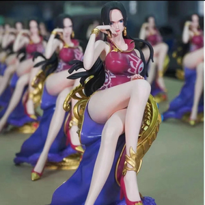 Figura de Boa Hancock de One <span class=keywords><strong>Piece</strong></span> de 23 cm, Figura de la Dama Serpiente Sentada en un Sofá, Estatua de PVC, Colección, Adorno, Juguete Decorativo, Regalos - Product Image 3