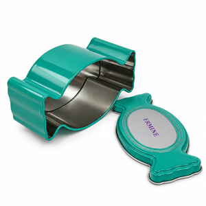 Boîte en métal de qualité alimentaire en forme de bonbon personnalisée, conteneur d'emballage pour bonbons, chocolat, biscuits, cadeaux - Product Image 4