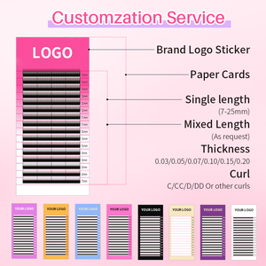Plateaux de <span class=keywords><strong>Cils</strong></span> Individuels de Gros, Extensions de <span class=keywords><strong>Cils</strong></span> en Soie Volume Noir Mat Foncé, Fournitures d'Extensions de <span class=keywords><strong>Cils</strong></span> en Cachemire - Product Image 3