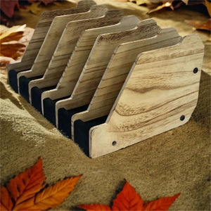 Organisateur de jouets en bambou, étagère de rangement multi-compartiments pour chambre d'enfant, type sur pied, 4 à 6 compartiments - Product Image 4