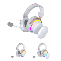 Casque de jeu sans fil RGB pliable à 3 modes avec garantie 1 an, compatible PC/PS4/PS5/Switch/Xbox, modèle 2026 ODM/OEM