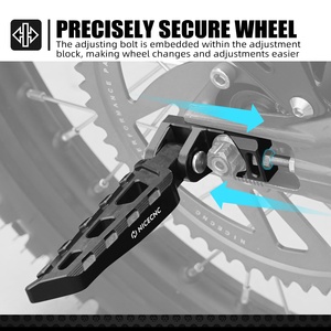 NICECNC Blocs de réglage de tendeur de chaîne et chevilles arrière pliables pour Sur-Ron Surron Light Bee X S L1E Segway X160 X260 2024 2023 - Product Image 2