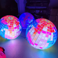Boules disco gonflables à LED pour la décoration de boîtes de nuit