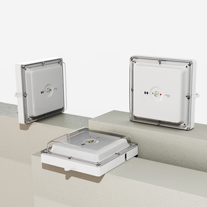 عرض خاص علامة الطوارئ LED 3 وات Spitfire IP65 القابلة لإعادة الشحن لمسارات السلامة الداخلية/الخارجية ، مصدر ضوء SMD للخروج الصناعي - Product Image 4