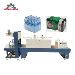Fabrika fiyat Pet şişe/küçültme sarma makinesi/tam otomatik Film ısı Shrink/ambalaj sarma makinesi için su şişesi