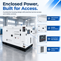 Générateur diesel super silencieux SinoShine 200KW 250KVA, 400V AC triphasé 50Hz, refroidi par eau, groupe électrogène ATS pour utilisation en cas de panne de courant à l'hôpital