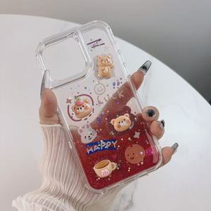 Funda para Teléfono <span class=keywords><strong>Honor</strong></span> X5b X6b 60plus, Diseño 3 en 1, con Purpurina, Epoxi 3D, Patrón de Degradado, Novedad 2025 - Product Image 3