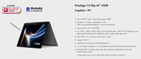 PC Lipat MSI Prestige 14 Flip AI Ultra X7-358H/32G/1T/14-inci 1K OLED Touch 360° Terlaris Global °   Buku Catatan Pencipta 2-in-1 Flip