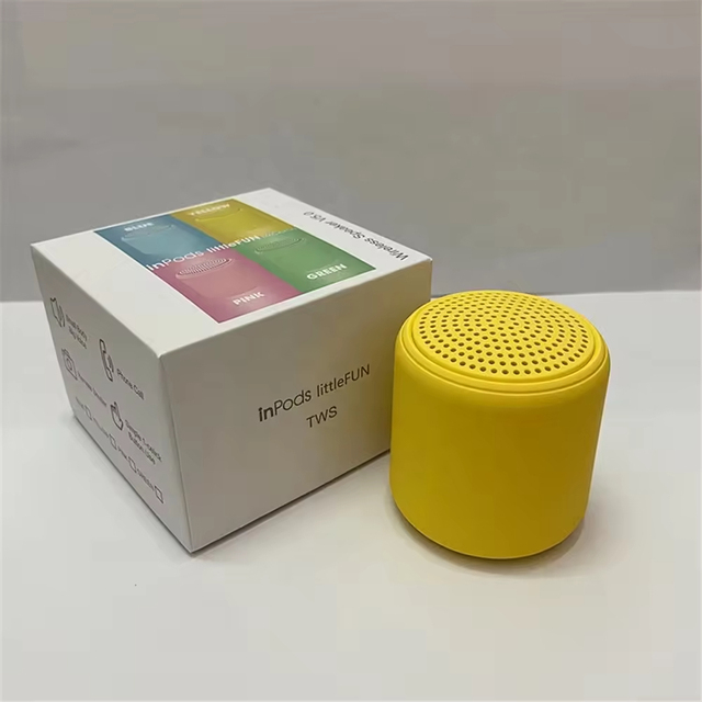 Best Seller Mini Tws Speaker Outdoor Waterproof Macaron Wireless Portable Speaker Little Fun Mini Tws Speaker