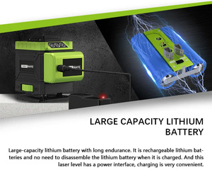 Xách tay 4D 16 Dòng tự động xoay mức độ <span class=keywords><strong>laser</strong></span> Nhà cung cấp tự san lấp mặt bằng 360 đa năng chùm tia màu xanh lá cây chéo dòng <span class=keywords><strong>Laser</strong></span> mức độ - Product Image 6