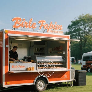 Food Truck per BBQ, Pizza, Hamburger, Gelato, Caffè, Furgone Personalizzato per Cibo da Strada in Vendita negli USA e in Turchia - Product Image 1