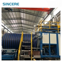 HDPE PP PPR Einschnecken-Extrusionslinie für Hohlwand-Spiralwickelrohre mit Großem Durchmesser