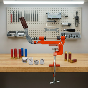 Horizontal Positions Steel Shot Shell Hunting Lights Reloading <b>Crimp</b> Equipment 12 Caliber Vise Type Cartridge Filling <b>Set</b> 6X - Product Image 1