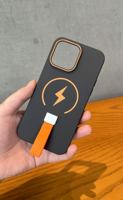 Nouvelle Arrivée Coque de Téléphone Magnétique à Chargement Sans Fil en TPU Antichoc avec Support Cordon 5 Couleurs pour 17 Pro Max 17 Air 16 15 14