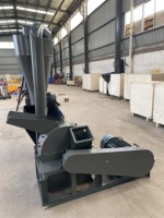 Broyeur de bois haute productivité pour la production de sciure, déchiqueteuse de branches et de bûches 220V/380V, capacité 1,5T pour la production de granulés de biomasse