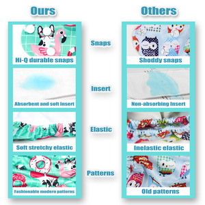 Sei strati Riutilizzabile Del <span class=keywords><strong>Bambino</strong></span> Pantaloni di Formazione Vasino Mutandine Neonato Toilet Trainer Biancheria Intima Per Bambini Impermeabili di Nuoto <span class=keywords><strong>Slip</strong></span> - Product Image 2