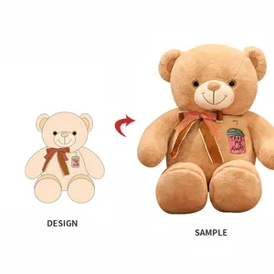 Custom Plush Doll Maker Low MOQ Plush Toy Custom Stuffed Animal custom plush bear stuffed toy Sample Service Offered