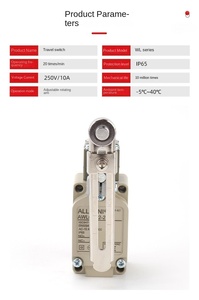 WL เซนเซอร์สวิตช์จำกัดการเดินทาง/การ CA12-2พร้อมโรลเลอร์สวิงอาร์มสวิตช์ - Product Image 5