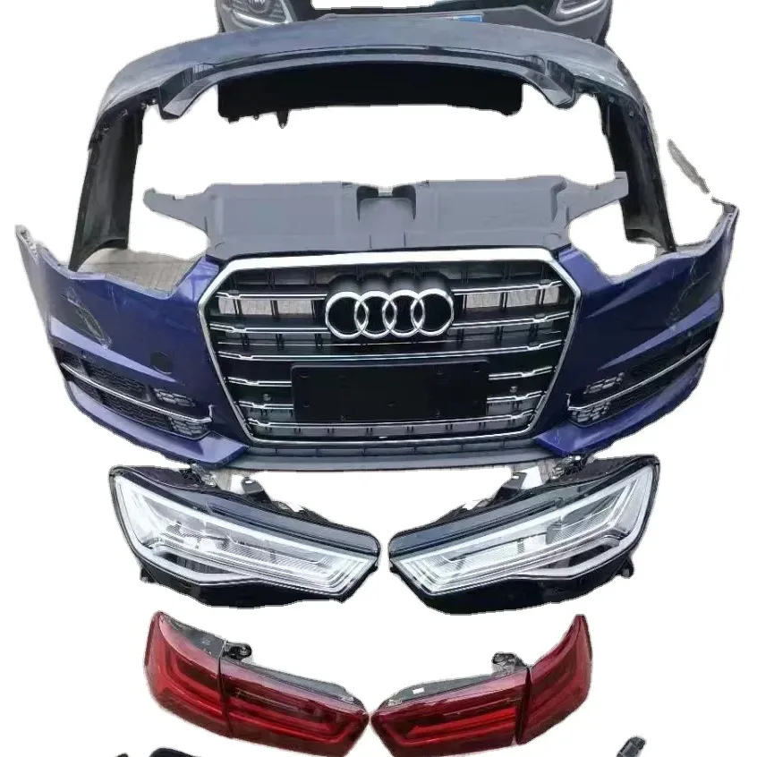 Original qualität Karosserie-Kits A6 Upgrade S6 Modifizierte Teile Front stoßstangen sätze mit Kühlergrill-Scheinwerfern für Audi A6 2013-2016