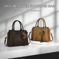 Nouveau Sac Fourre-tout Décontracté Pliable et Imperméable 2026 – Sac à Main Designer en PU Personnalisable pour Femme, Idéal Bureau et Affaires