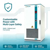 Gabinete BESS para Exteriores Refrigerado por Líquido de 120kW con Control de Incendios, Actualización Remota y Gestión en la Nube, Sistema de Almacenamiento de Energía Industrial