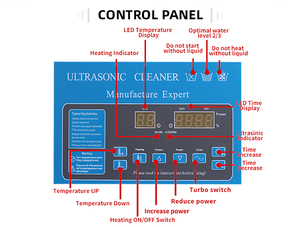 Machine de nettoyage à ultrasons numérique industrielle 120W pour bijouterie, 220V, 3L, chauffage électrique en métal, garantie 1 an - Product Image 2