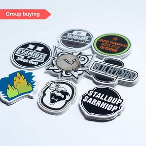 Adhesivo de vinilo con purpurina a todo <span class=keywords><strong>color</strong></span> personalizado, troquelada pegatina, logotipo de ventana personalizado para negocios y uso de perfume, efecto de holograma UV - Product Image 3