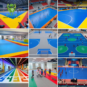 Losetas de Suelo Encajables Antideslizantes para Interiores, Personalizadas por Green Tower OEM, para Canchas Deportivas de Voleibol y Floorball, Precio al por Mayor - Product Image 6