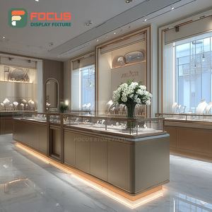 Système de présentation de bijoux de luxe en métal pour comptoir de magasin de marque - Product Image 2