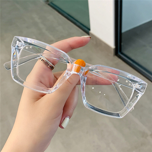 Vente chaude, lunettes de vue unisexes, fabrication chinoise, logo personnalisé, <span class=keywords><strong>anti</strong></span>-buée, verres bloquant la lumière bleue, montures carrées - Product Image 1