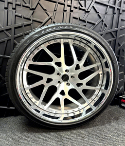 Usine de roues JW, jantes en alliage forgé 6061-T6 en 2 parties, 20/22/24/26 pouces, pour SUV, camion, voiture de tourisme, Chevrolet Charger <span class=keywords><strong>GT</strong></span>, BMW M5 - Product Image 3