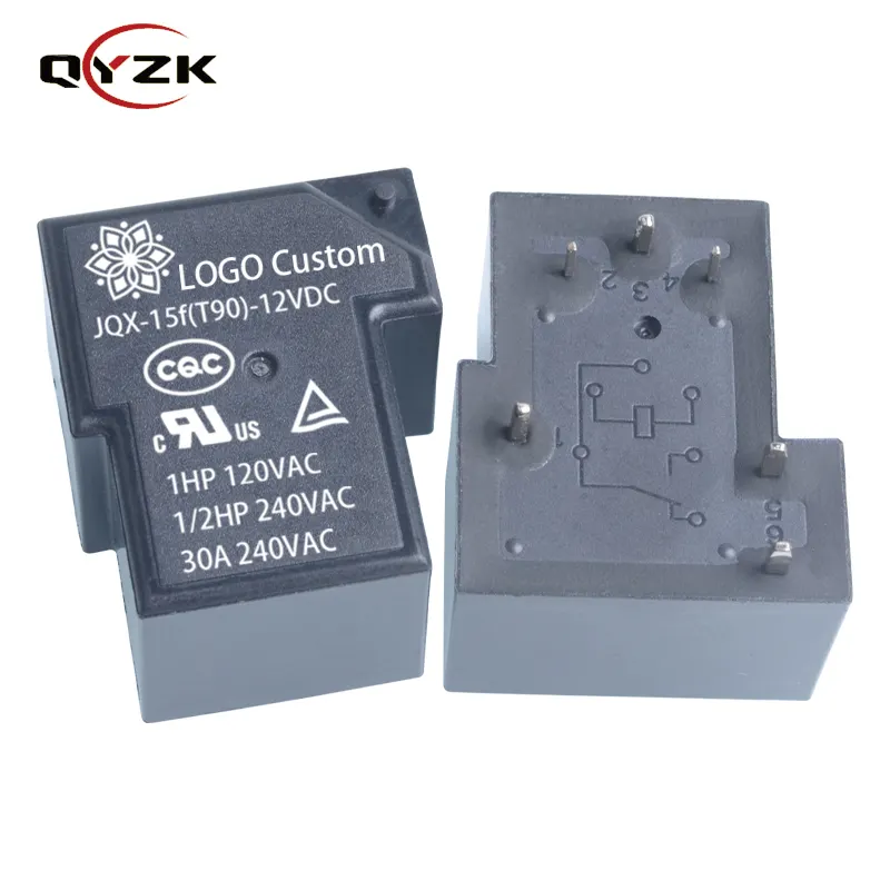 Mini Relay 30Amp 40Amp 40A 5 Pin Pines 4Pin Dc Coil De 12V 12Volt 24V 220V Jqx-15F T90 Relay