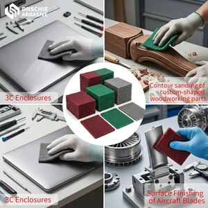 Tampon de Nettoyage Industriel Premium 9x11 Pouces, Éponge Abrasive pour Préparation de Surfaces - Product Image 4