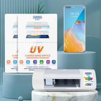 Sumashi UV polymérisation film hydrogel feuille de découpe protecteur d'écran pour samsung s22 ultra téléphone portable